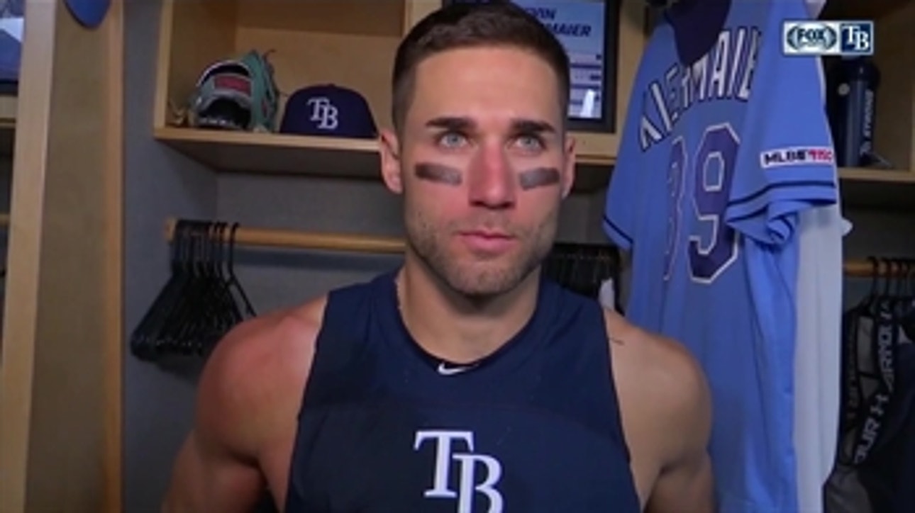 Kevin Kiermaier on Rays falling short and possible fan interference