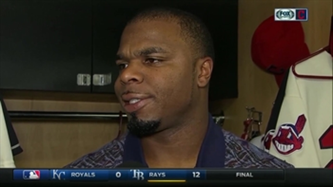 Rajai Davis sees positives in the Indians' recent losses
