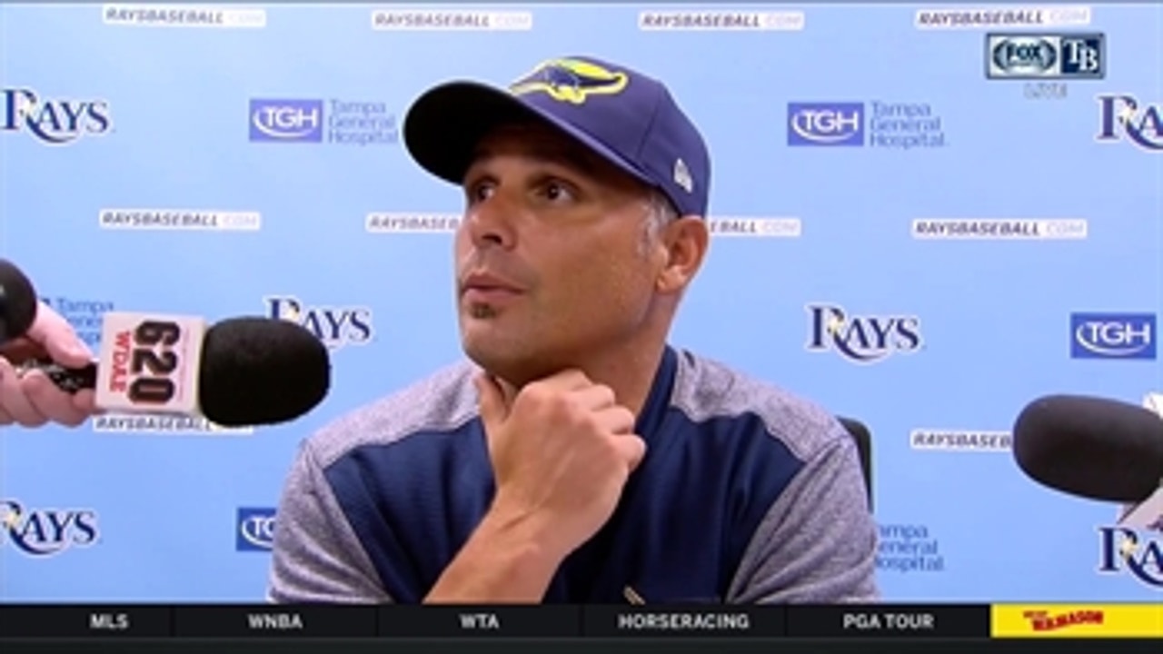 Kevin Cash on LHP Blake Snell's pitching progression and the great at-bats from the Rays