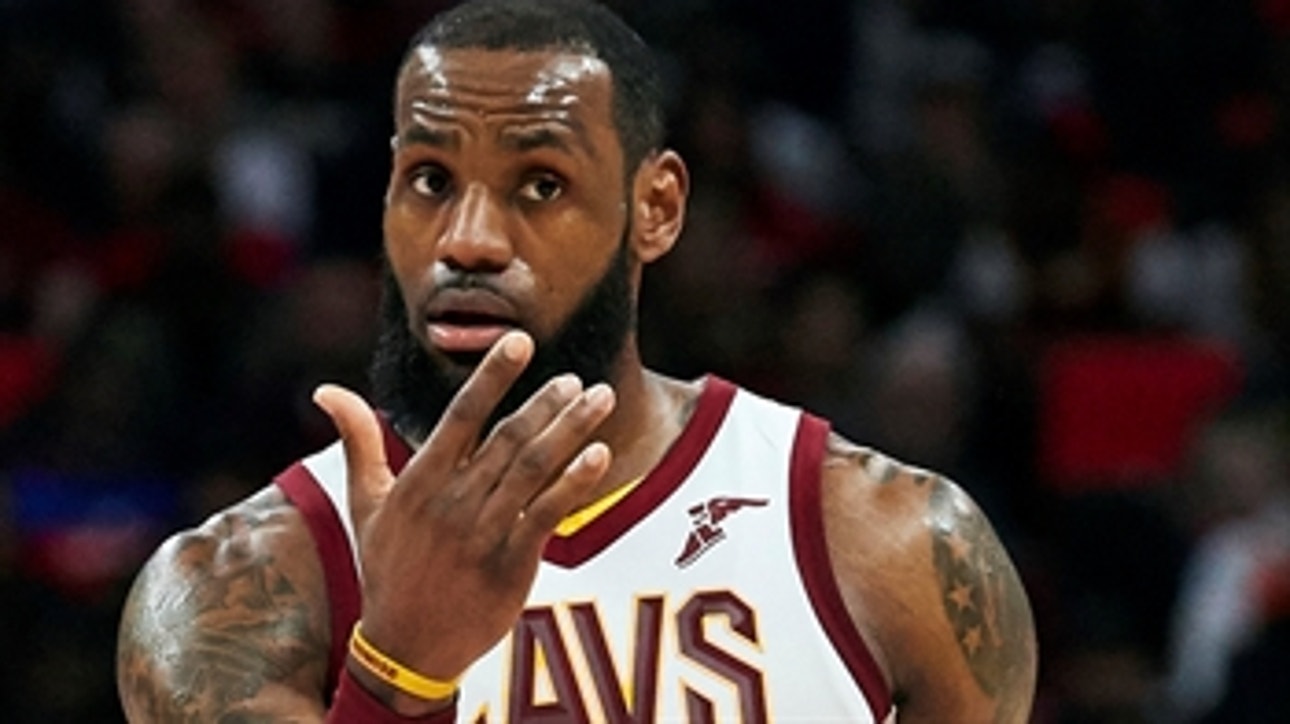 Cris Carter believes it's not outrageous for LeBron to join Steph Curry and Kevin Durant on the Golden State Warriors