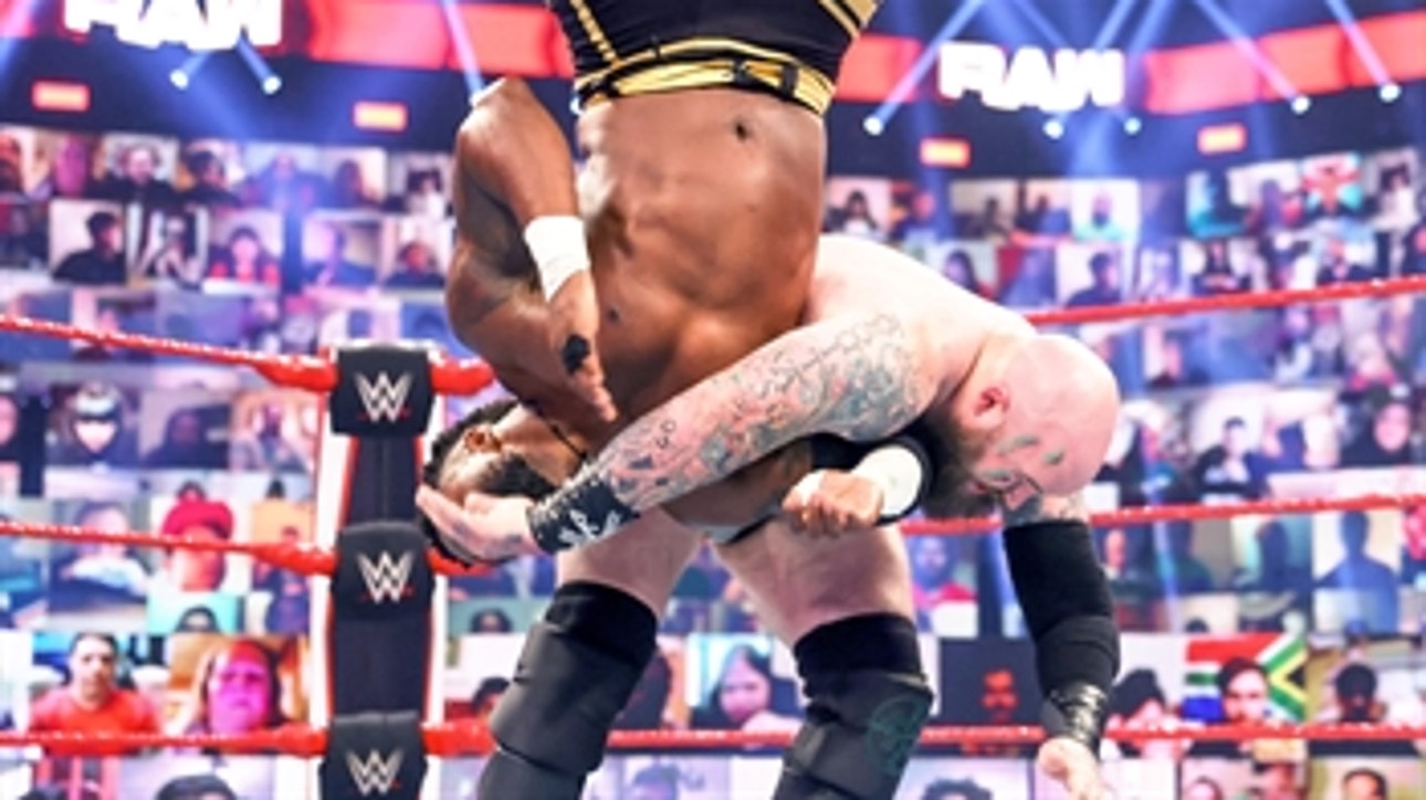 Viking Raiders vs. Shelton Benjamin & Cedric Alexander: Raw, April 12, 2021