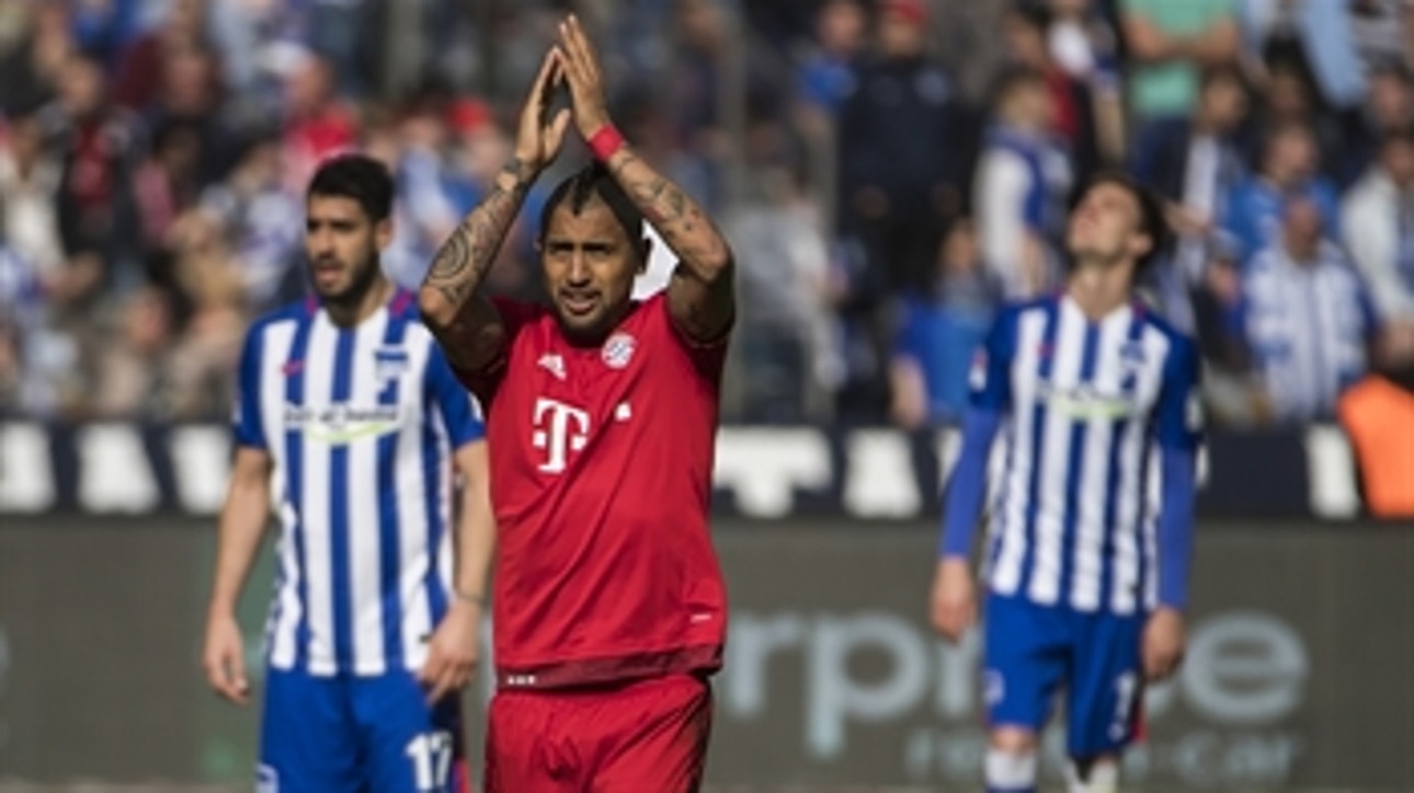Arturo Vidal puts Bayern Munich in front vs. Hertha Berlin ' 2015-16 Bundesliga Highlights