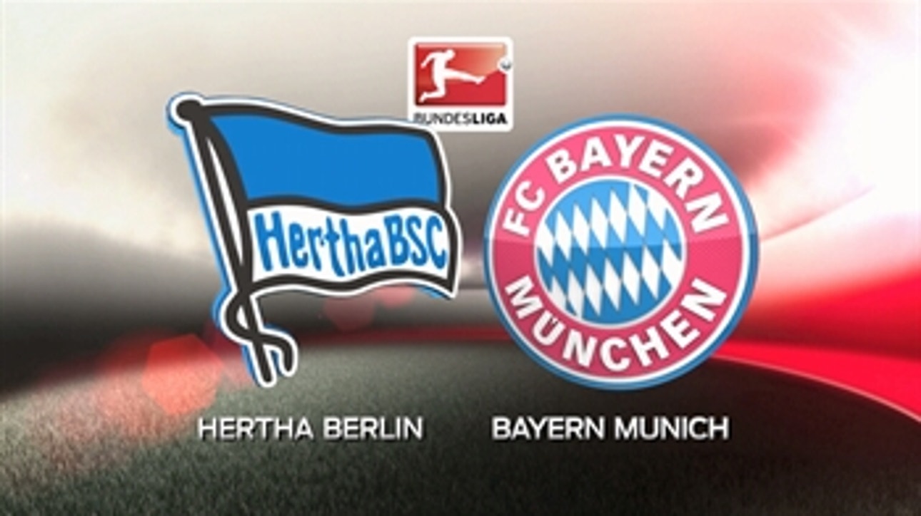 Hertha BSC Berlin vs. Bayern Munich ' 2015-16 Bundesliga Highlights