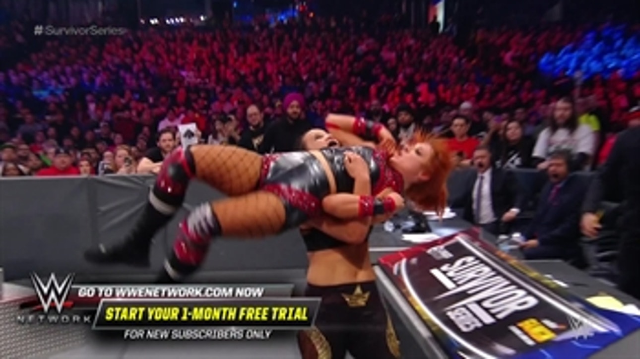Shayna Baszler delivers unforgiving assault to Becky Lynch: Survivor Series 2019