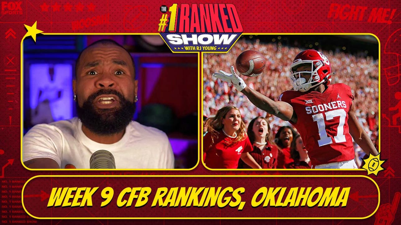 RJ Young reacts to CFP rankings for Week 11, Oklahoma disrespected at No. 8 ' No. 1 Ranked Show