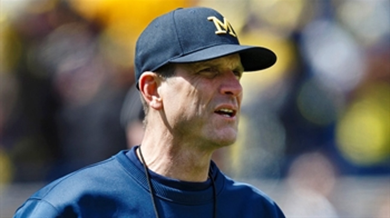 Harbaugh pleased with first Michigan spring game