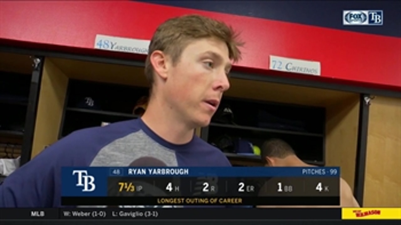 Ryan Yarbrough details longest outing of his career, Rays' 7-2 win