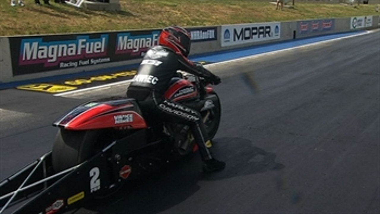 NHRA: Andrew Hines Wins Pro Stock Motorcycle Final - Denver 2016
