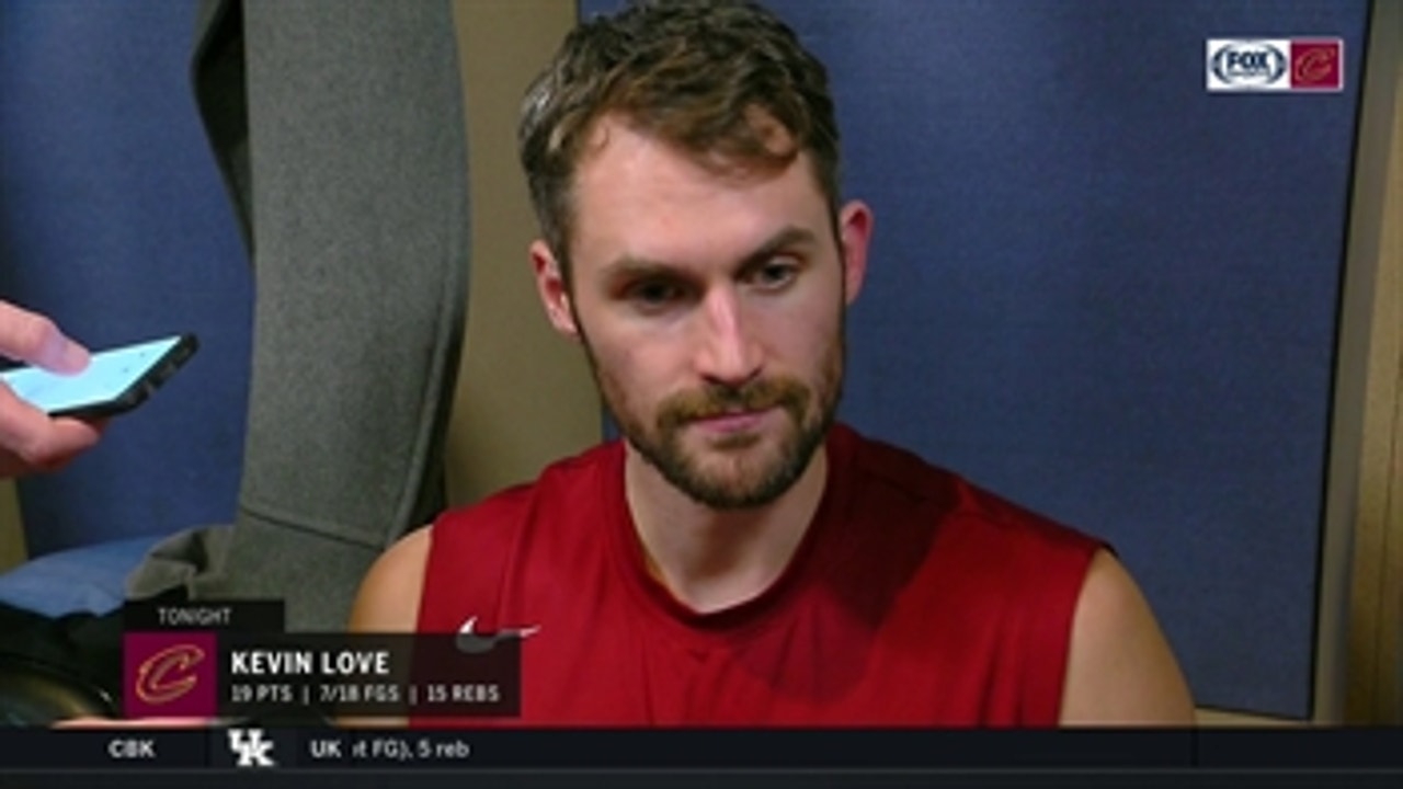 Kevin Love: 'Everybody' gave us a little something in key moments