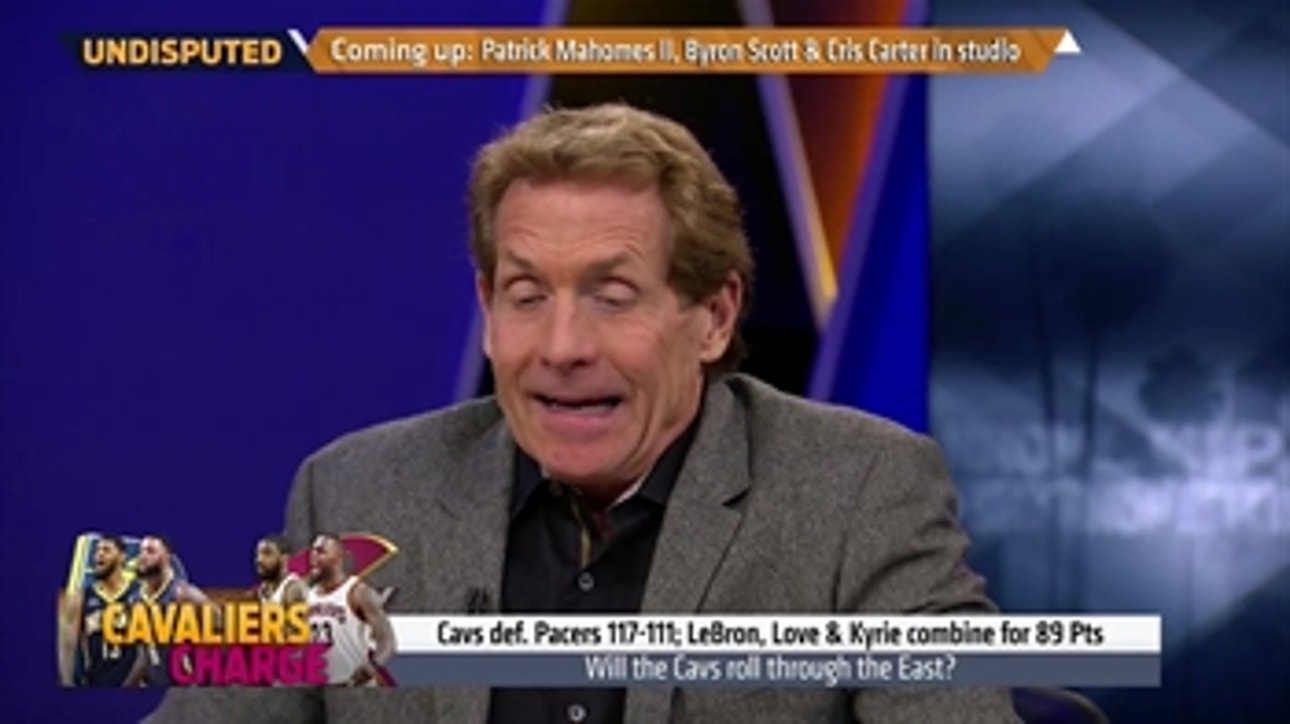 Skip Bayless reacts to the Cavaliers' 2-0 lead on the Pacers ' UNDISPUTED