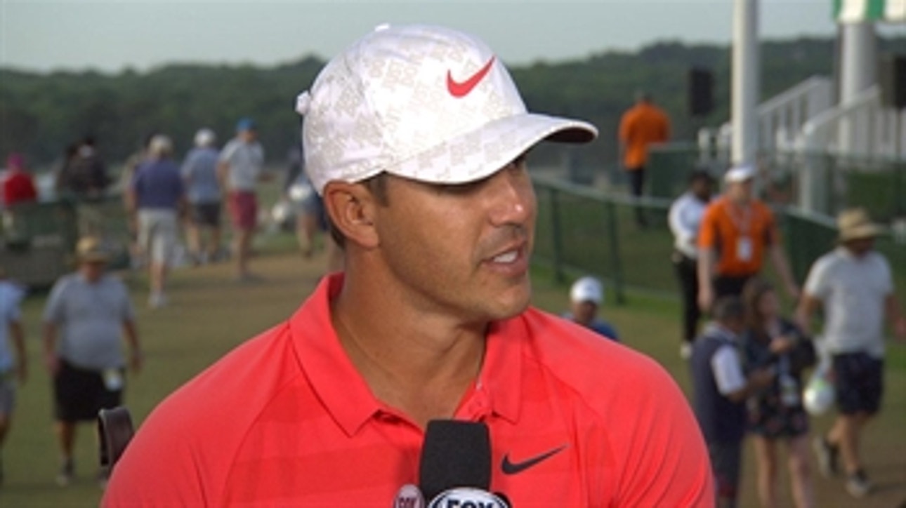 Brooks Koepka talks about his mindset going into Sunday tied for 2nd