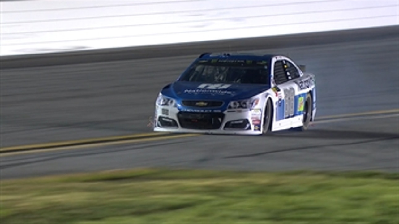 Dale Earnhardt Jr. Forced to Pit With Damage | 2017 DAYTONA