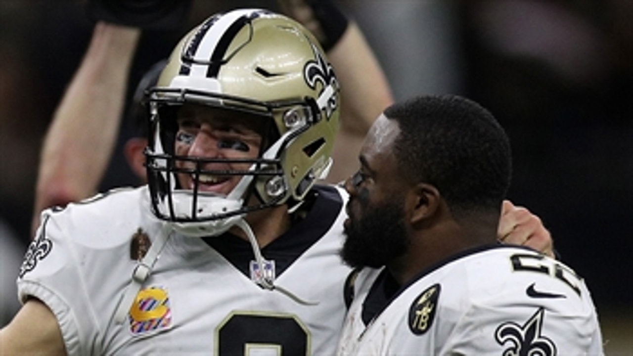Drew Brees joins Colin Cowherd after breaking NFL record for all-time passing yards