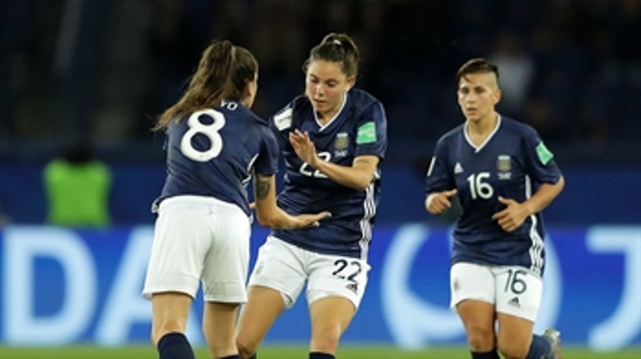 Argentina score their first goal of the 2019 FIFA Women's World Cup™ ' HIGHLIGHTS