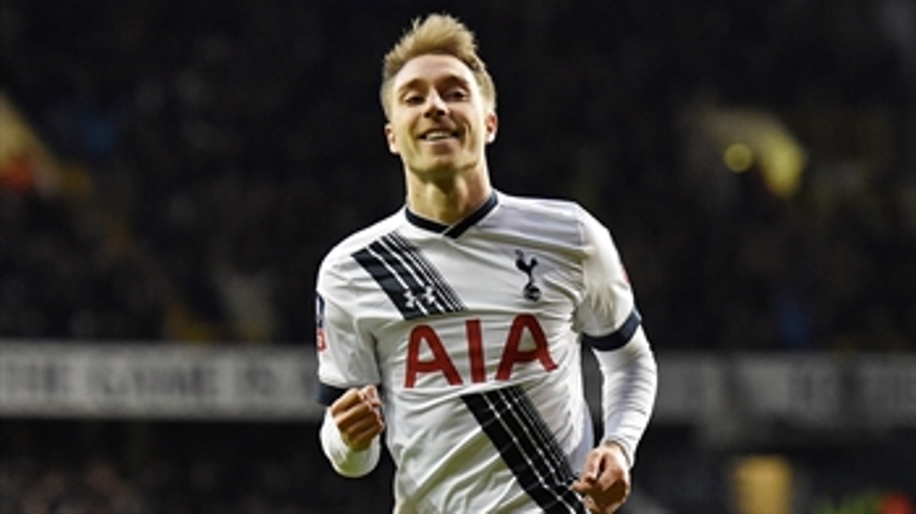 Eriksen goal puts Spurs in front of Leicester City  ' 2015-16 FA Cup Highlights