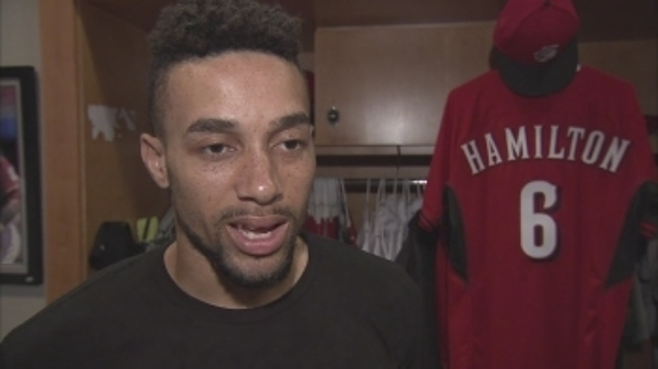 Billy Hamilton settling into two-hole with Reds