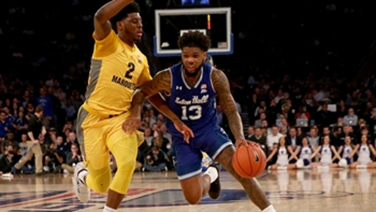Check out the wild ending of Seton Hall's upset of No. 23 Marquette