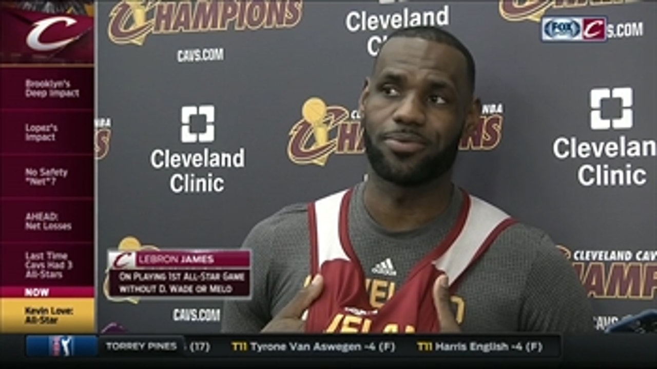 LeBron honored to represent Cavs as All-Star, says this year will feel different for him