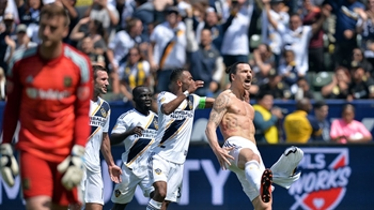 Zlatan Ibrahimovic on his two-goal Galaxy debut