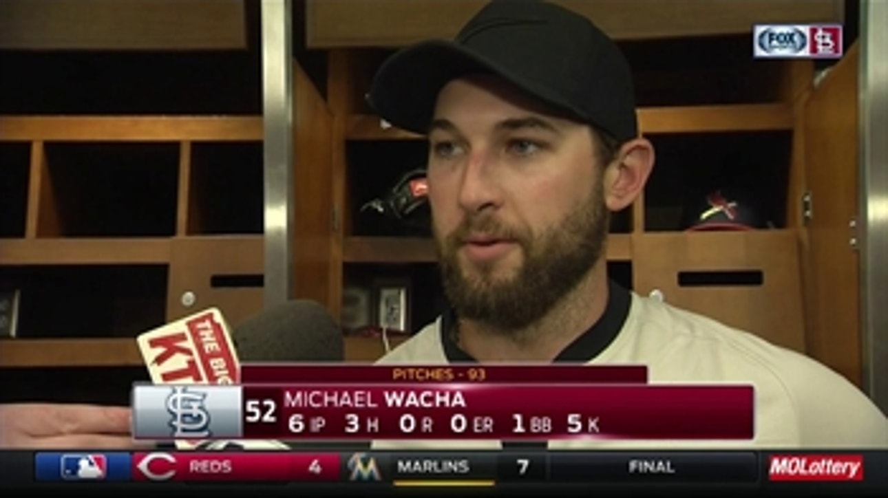 Michael Wacha says he's 'just trying to build on each start right now'