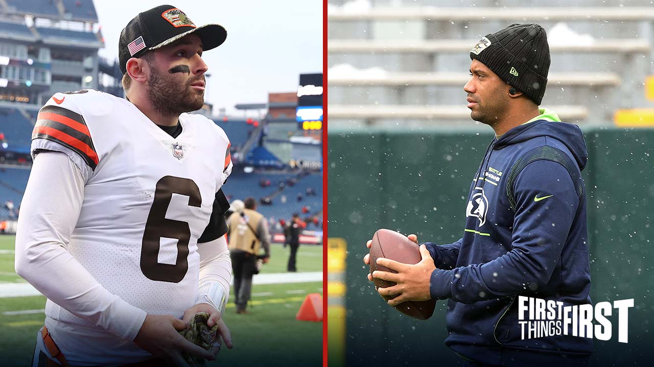 Chris Broussard breaks down why Baker Mayfield needs a Week 11 win more than Russell Wilson I FIRST THINGS FIRST