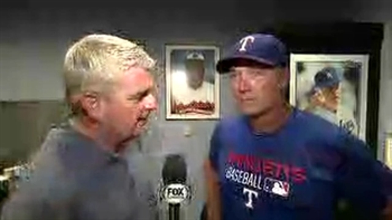 Banister on Rangers ending road trip with win