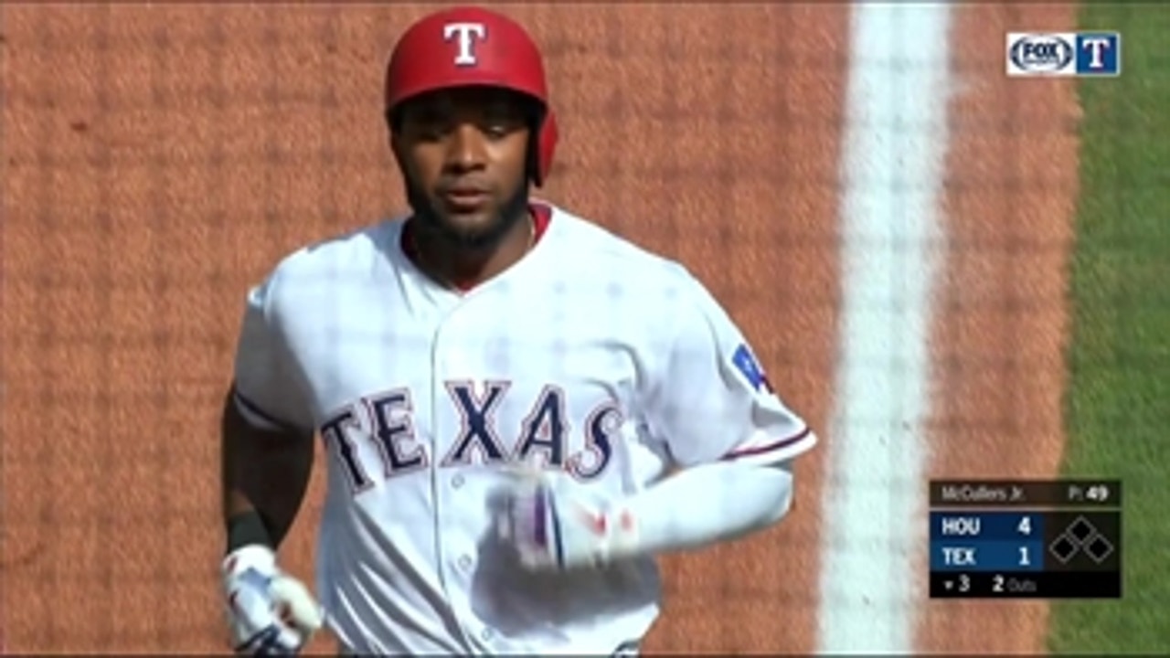 WATCH: Elvis Andrus smashes first home run of the season