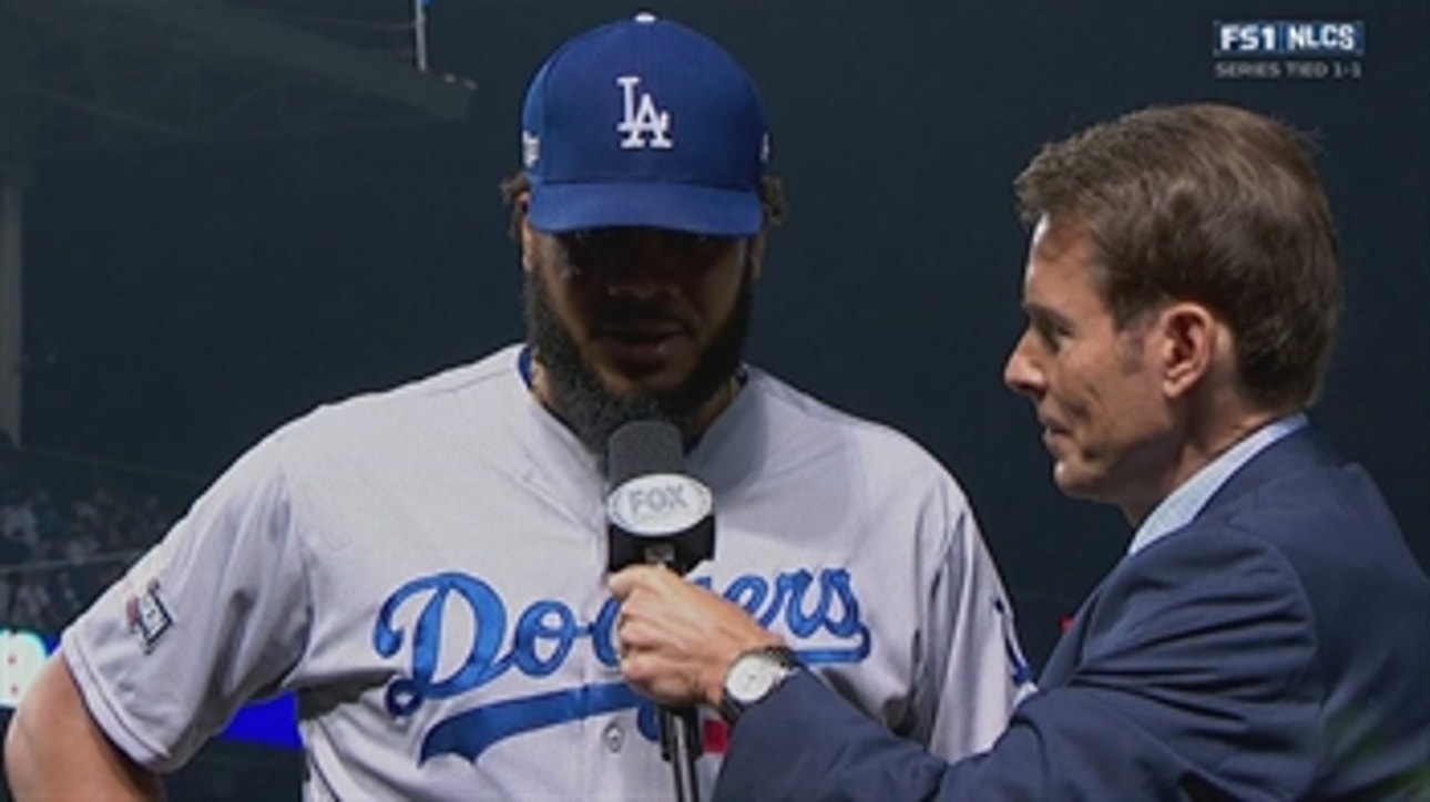 Kenley Jansen talks about his six-out save in Game 2 of the NLCS