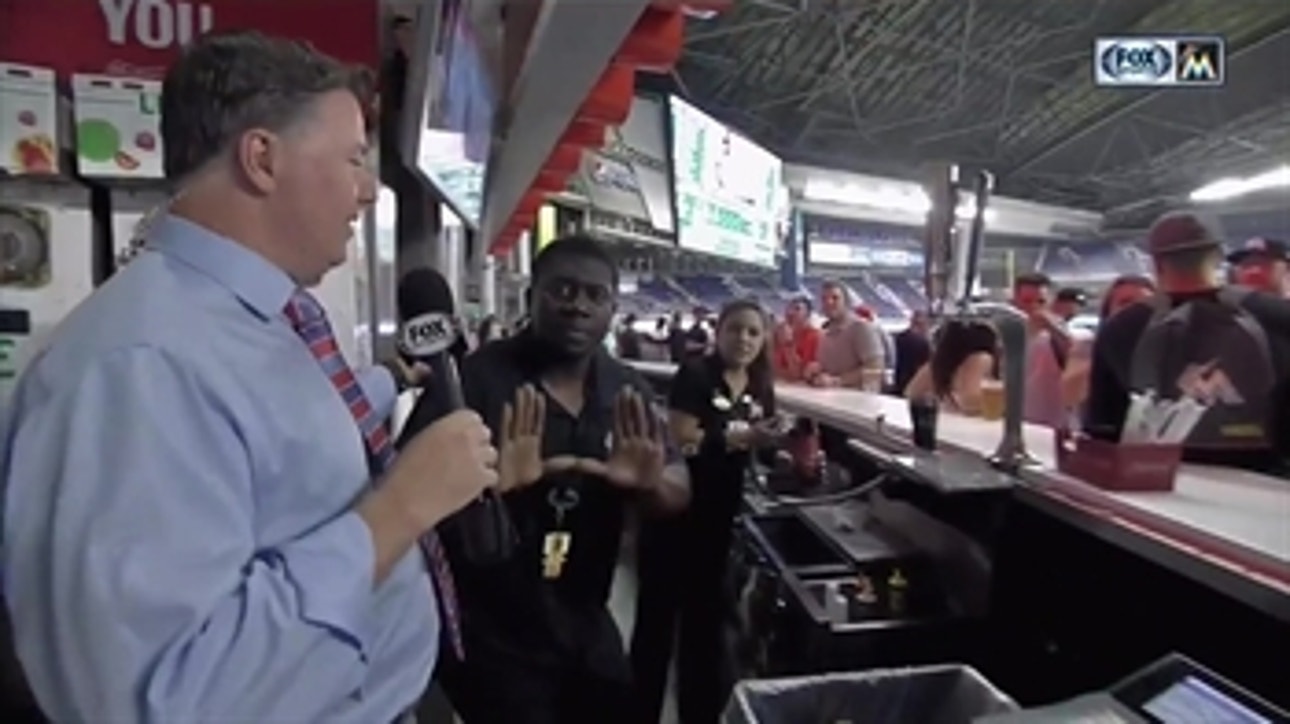 Meet the bartender who corralled Stanton's massive HR