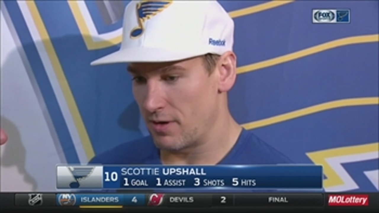 Upshall: Blues need to keep positive vibe going in Minnesota