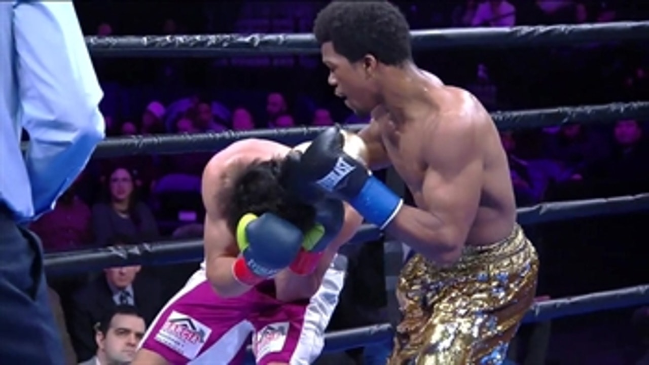 Antuanne Russell's vicious body blows def. Roberto Almazan