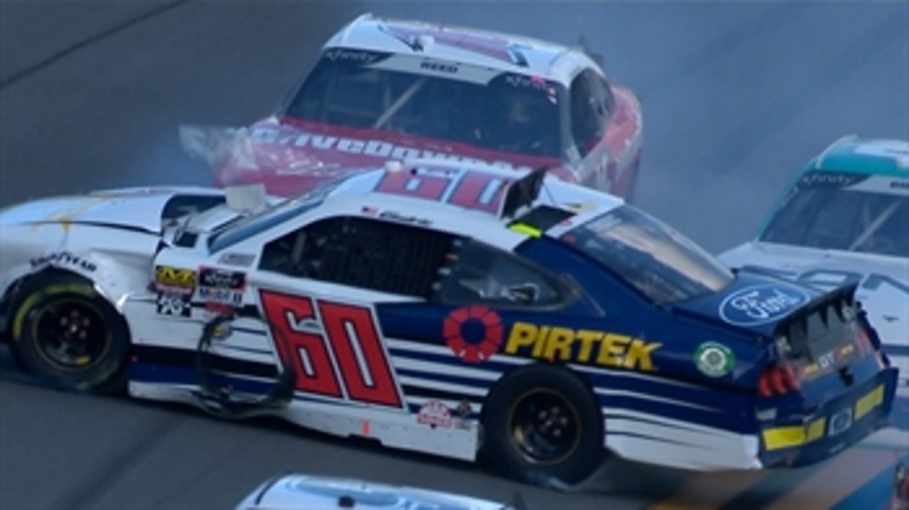 Austin Cindric crashes out early at Daytona | 2018 NASCAR XFINITY SERIES