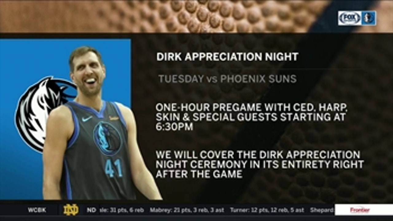Dirk Appreciation Night Ceremony ' Mavs Live