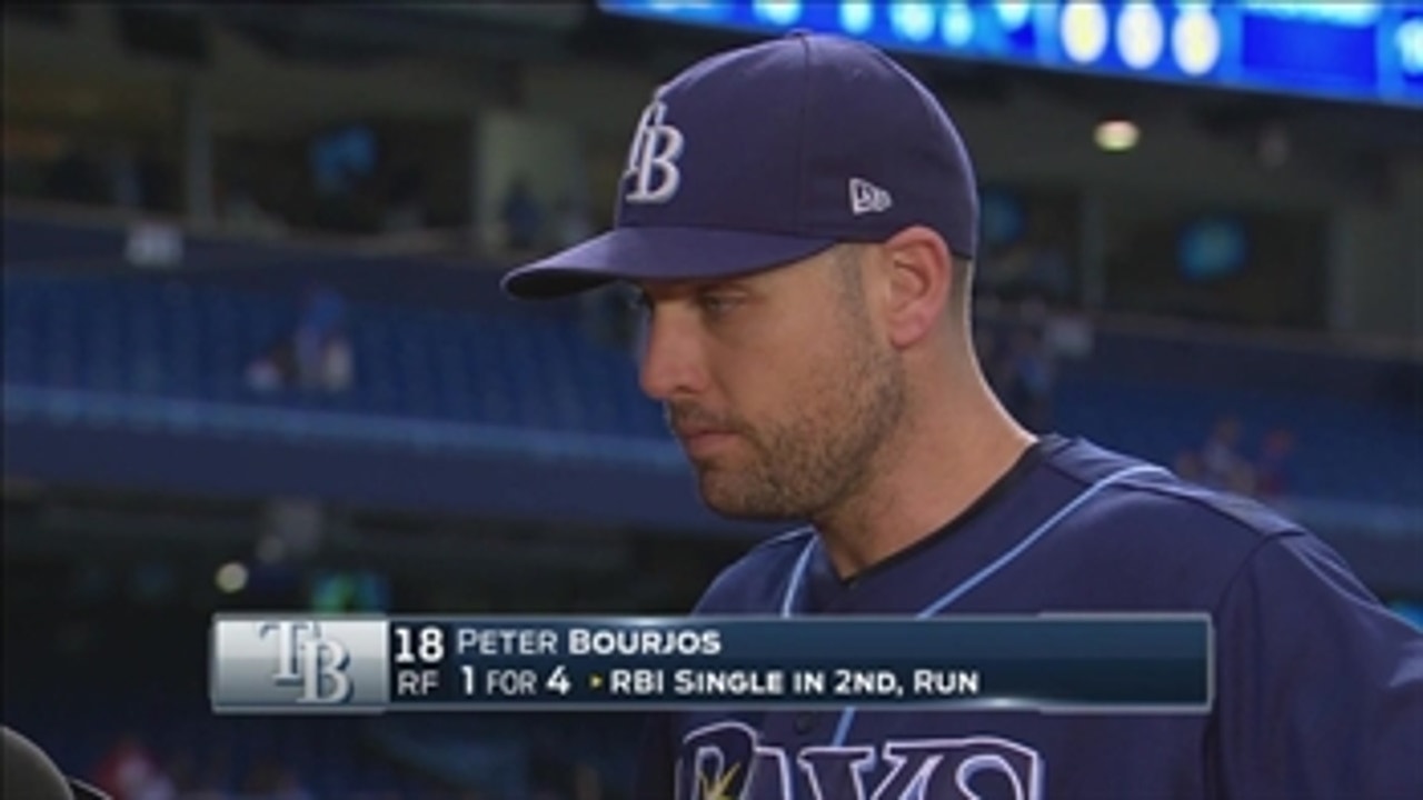 Peter Bourjos describes getting bunt down on a safety squeeze