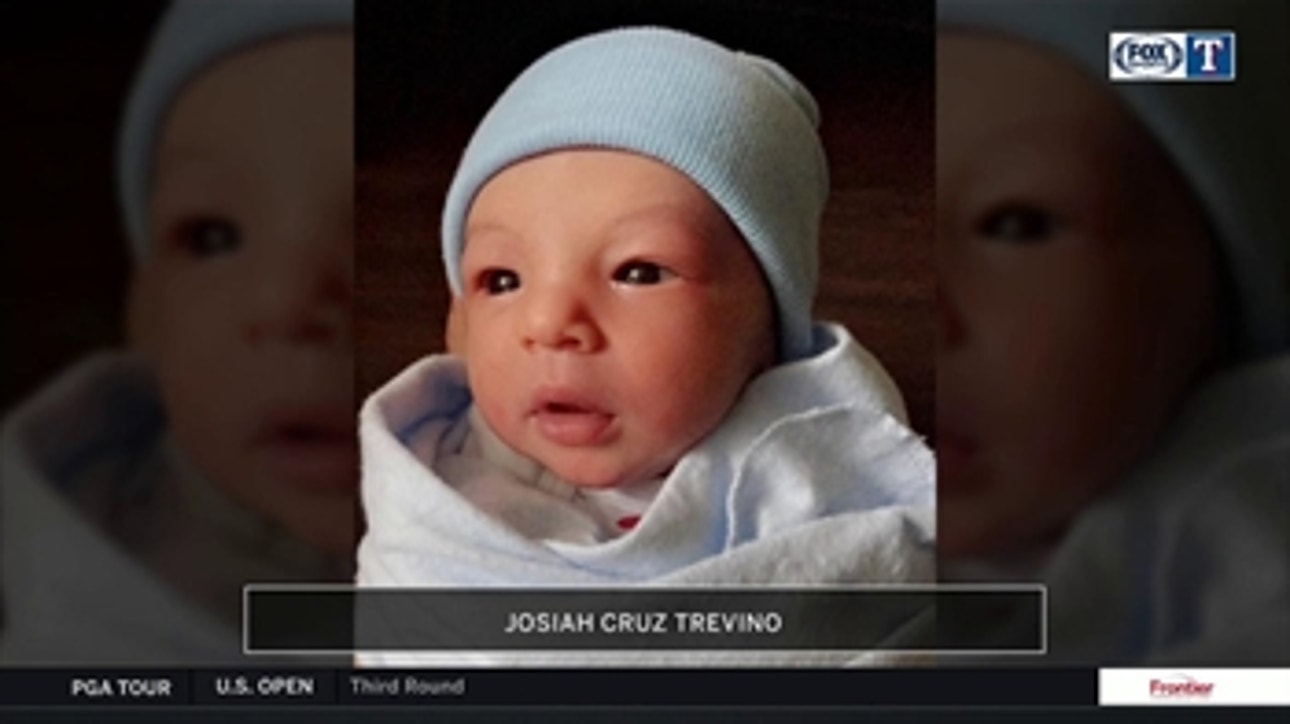 Jose Trevino becomes a Dad, gets first Hit all in same week