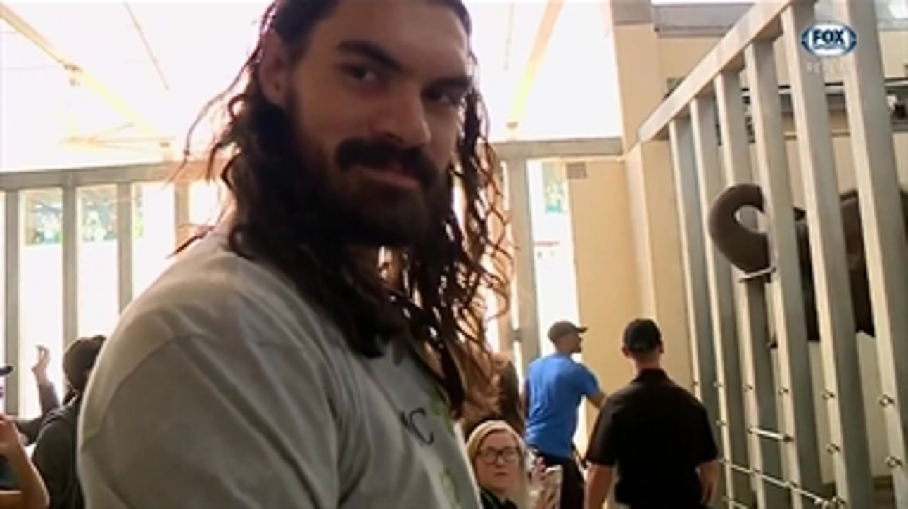 Steven Adams visits OKC Zoo ' Thunder Insider