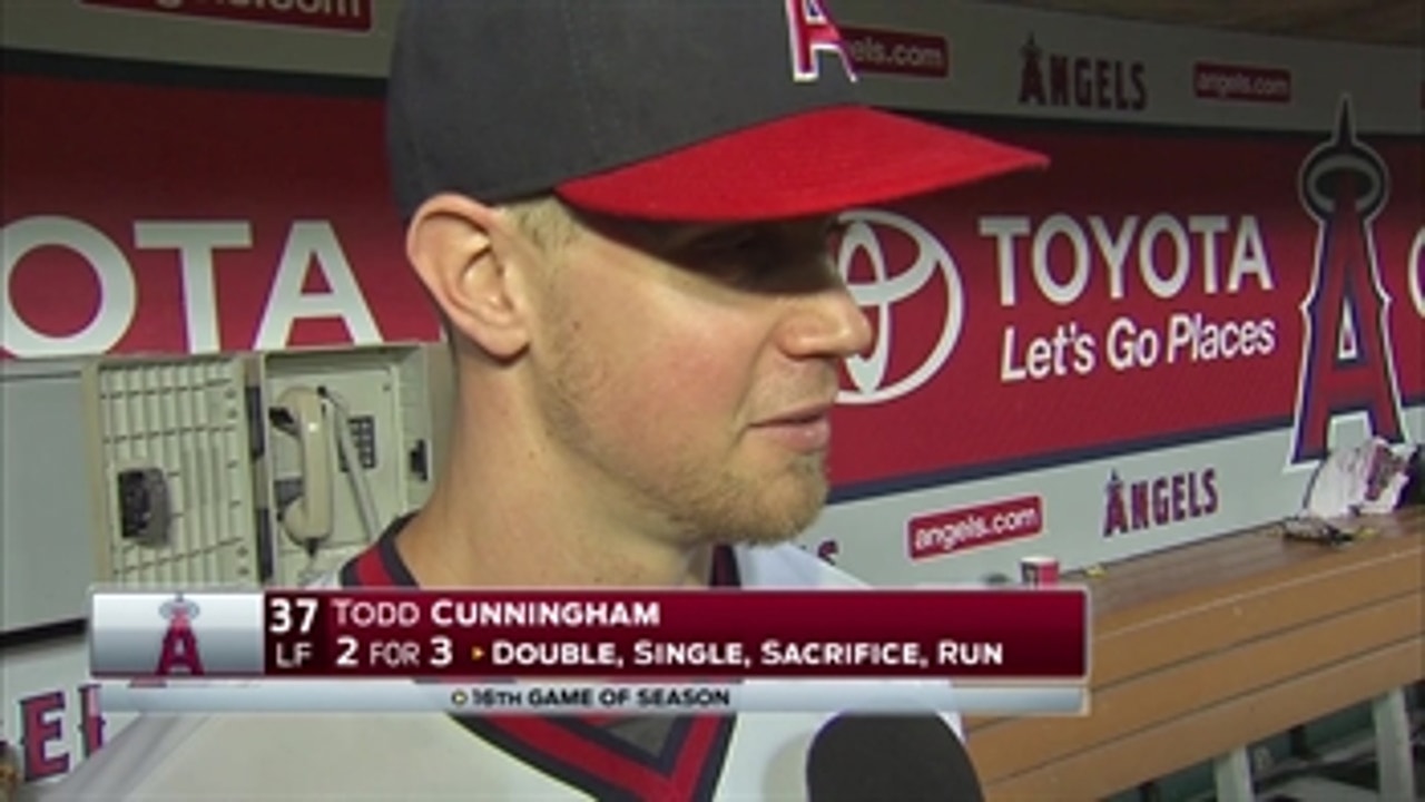 Todd Cunningham after second straight Angels sweep: It's been a fun homestand