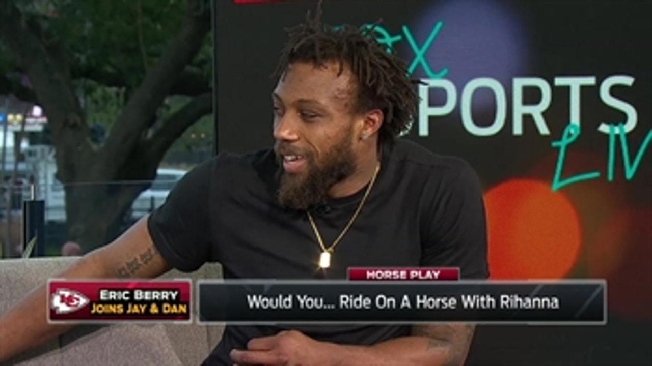Eric Berry explains his fear of horses to Jay and Dan ' FOX SPORTS LIVE