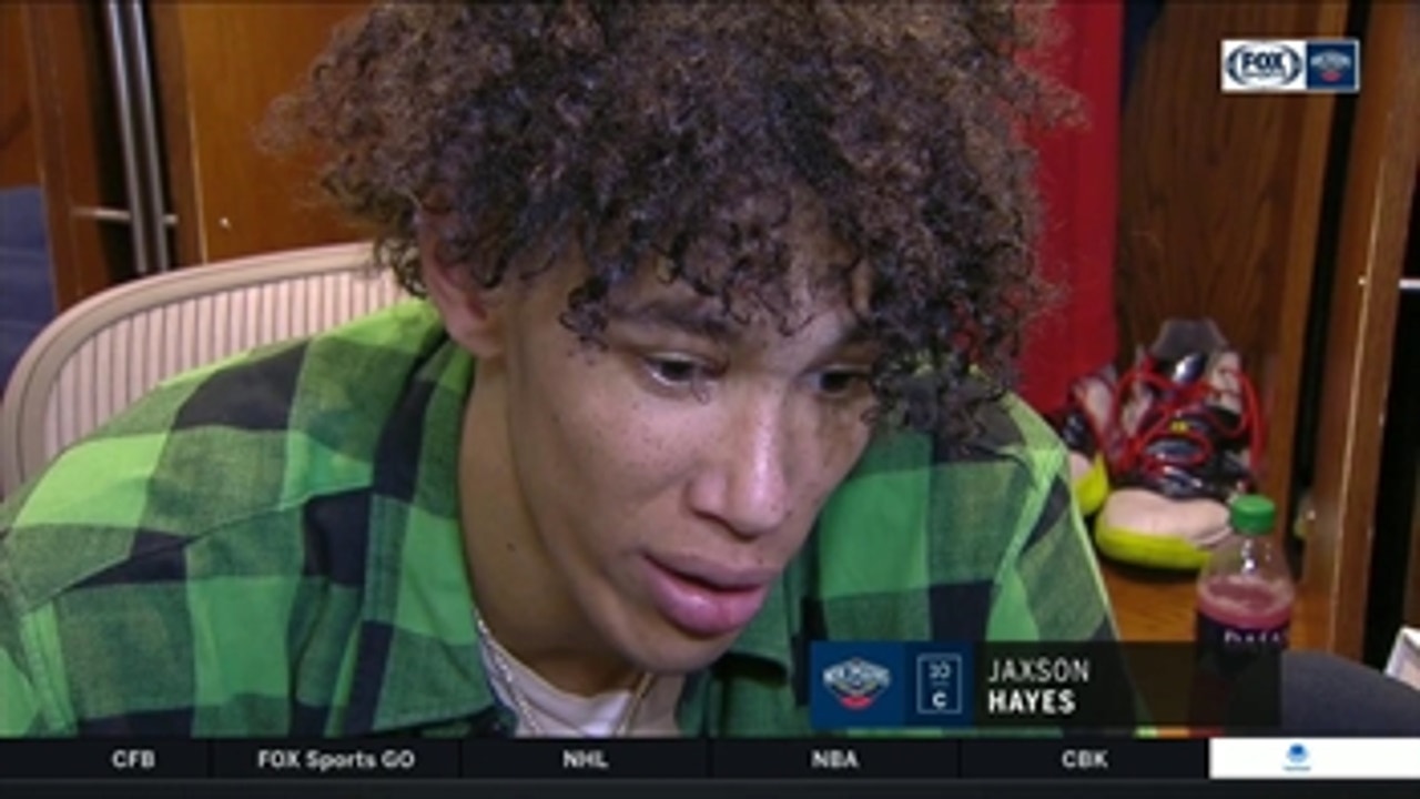 Jaxson Hayes on the second half, Win vs. Trail Blazers