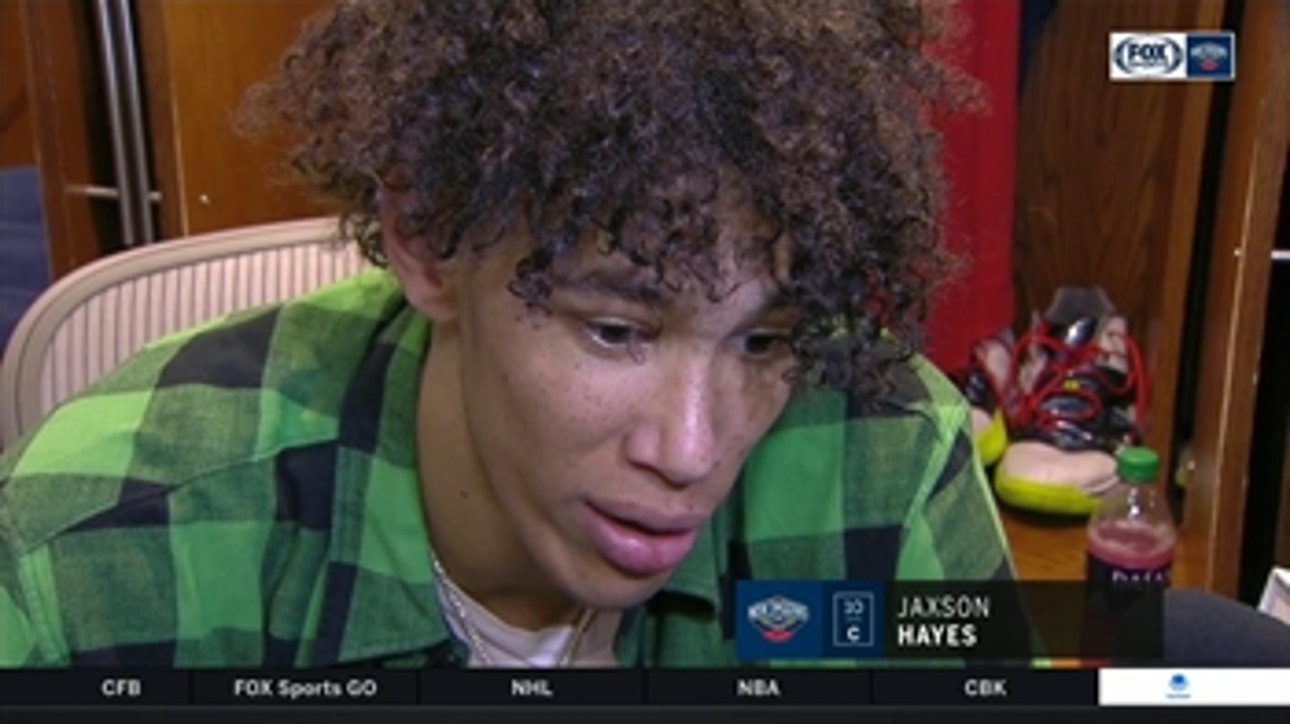 Jaxson Hayes on the second half, Win vs. Trail Blazers