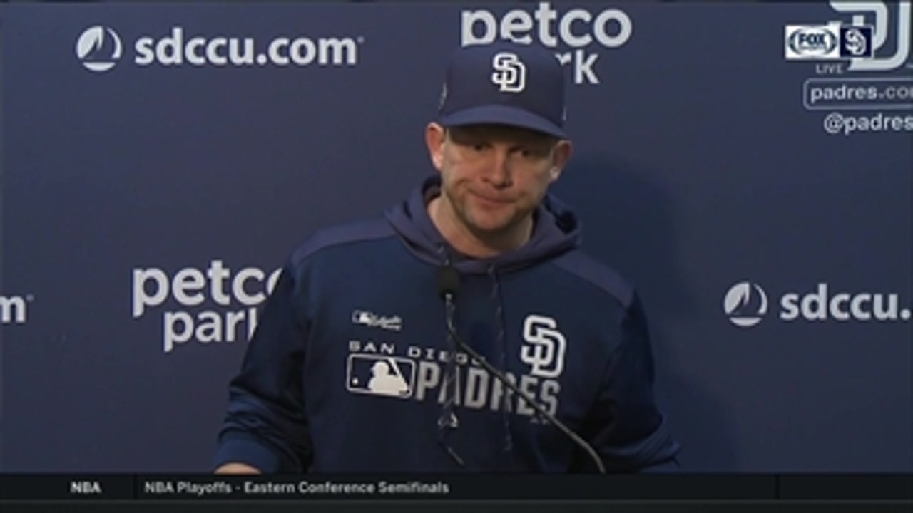 Andy Green press conference after 3-2 Padres win