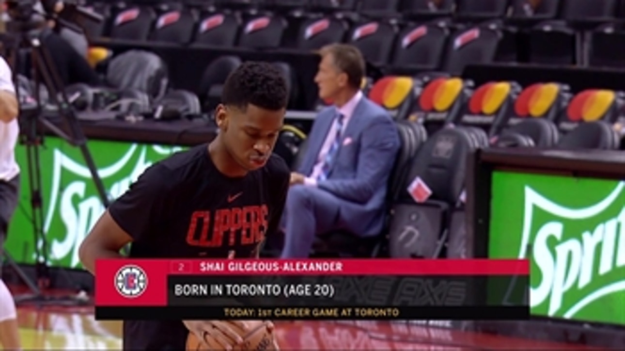 Clippers rookie Shai Gilgeous-Alexander returns home to face Raptors