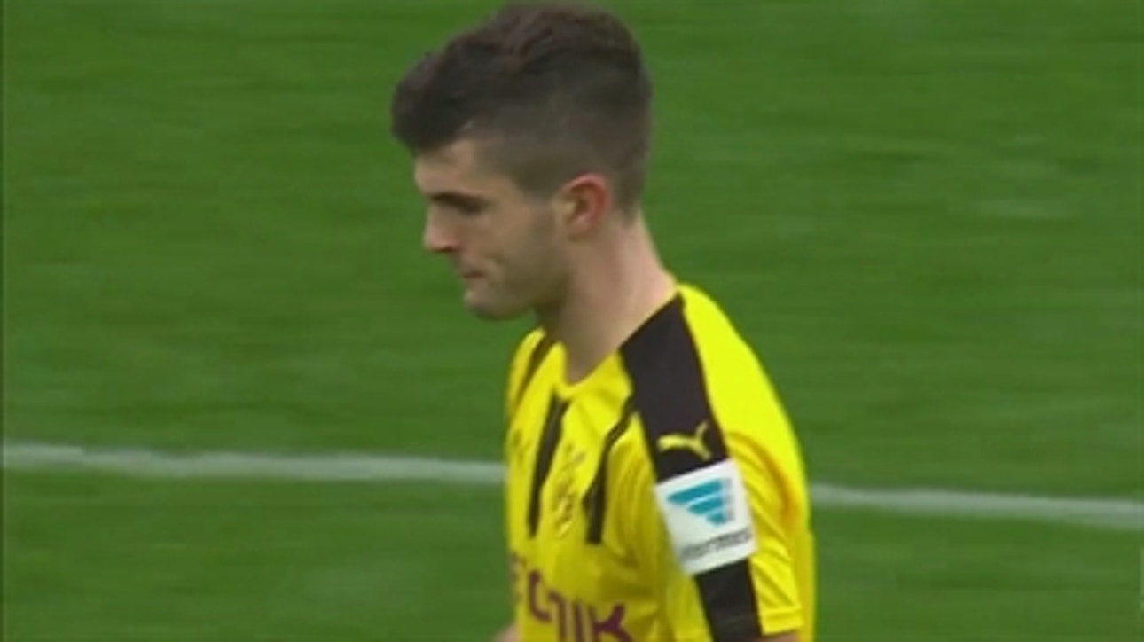 Christian Pulisic gets a goal for Dortmund vs. Bayer Leverkusen ' 2016-17 Bundesliga Highlights
