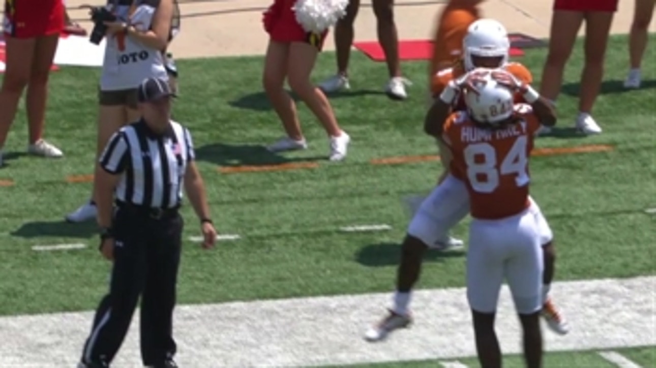 Texas gets within 10 points of Maryland as Shane Buechele finds Armanti Foreman for a 33-yard TD