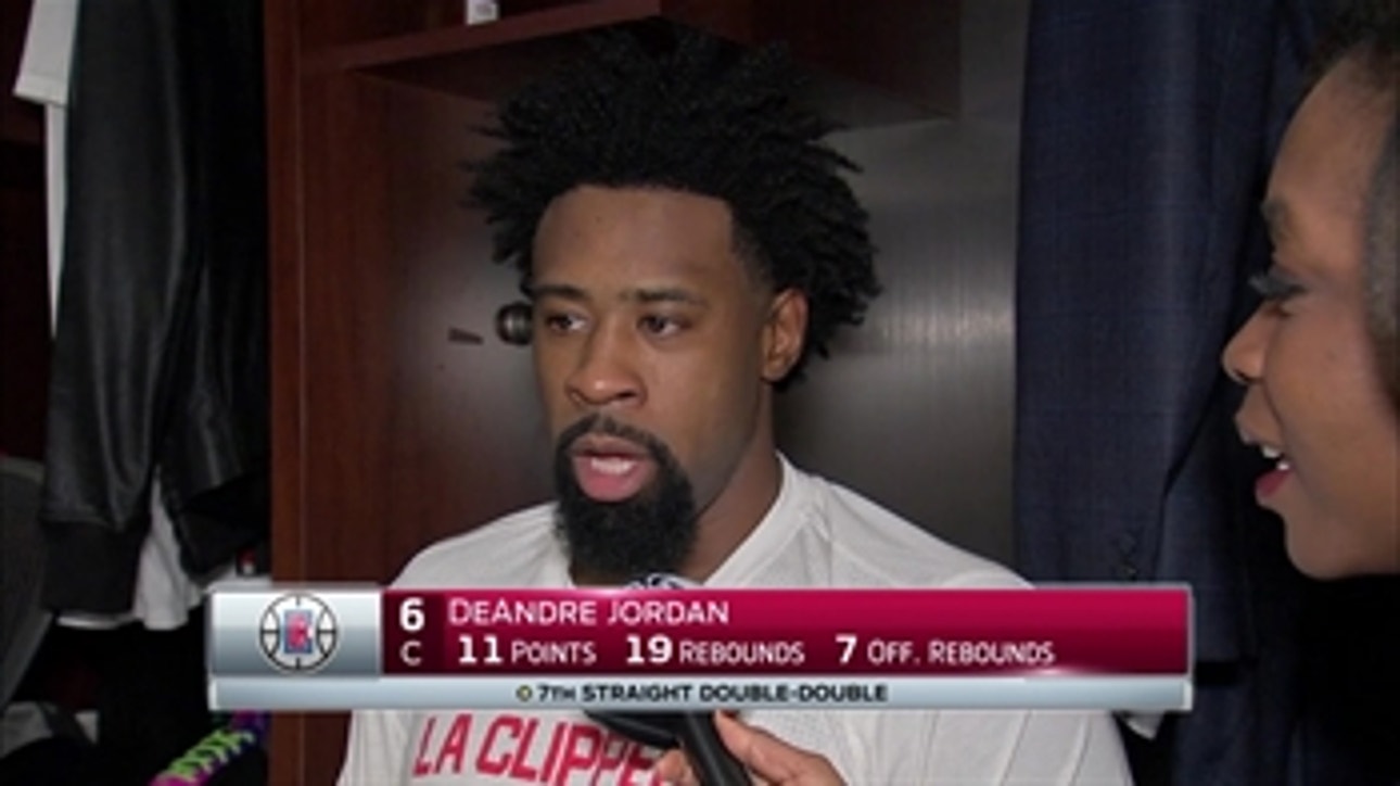 DeAndre Jordan picked up a double-double against the Hornets