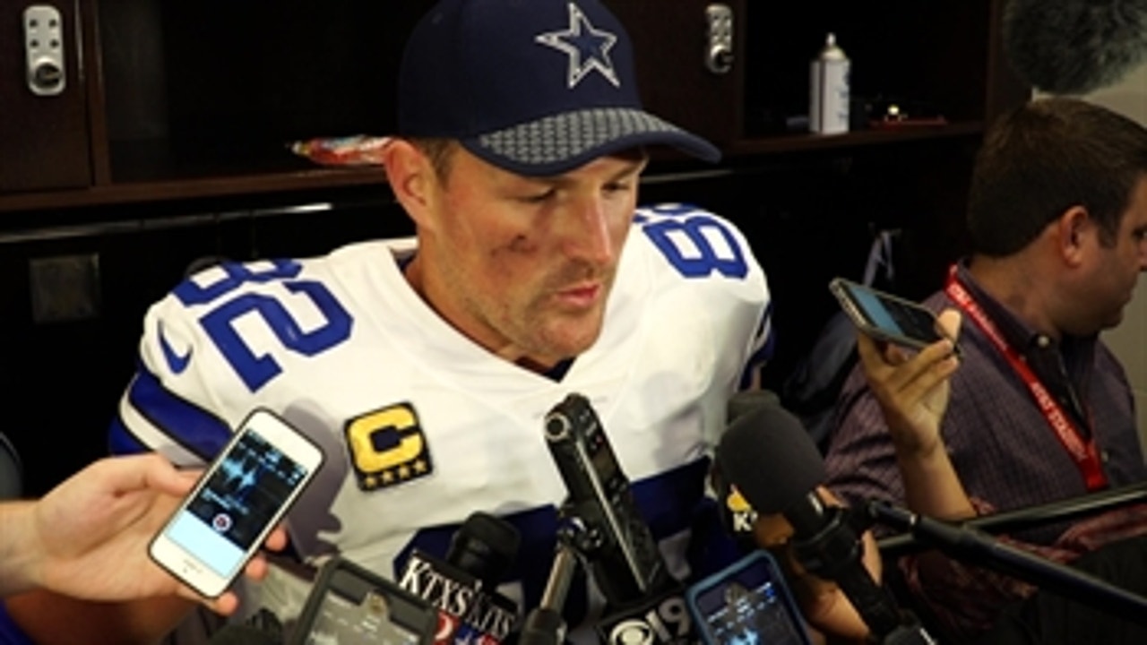 Jason Witten reacts to becoming Cowboys' all-time receiving leader