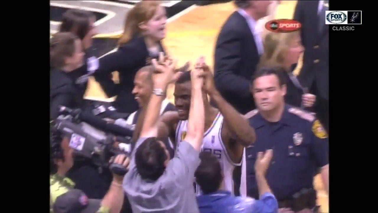 WATCH: Spurs Celebrate 2003 Championship Win ' Spurs CLASSICS