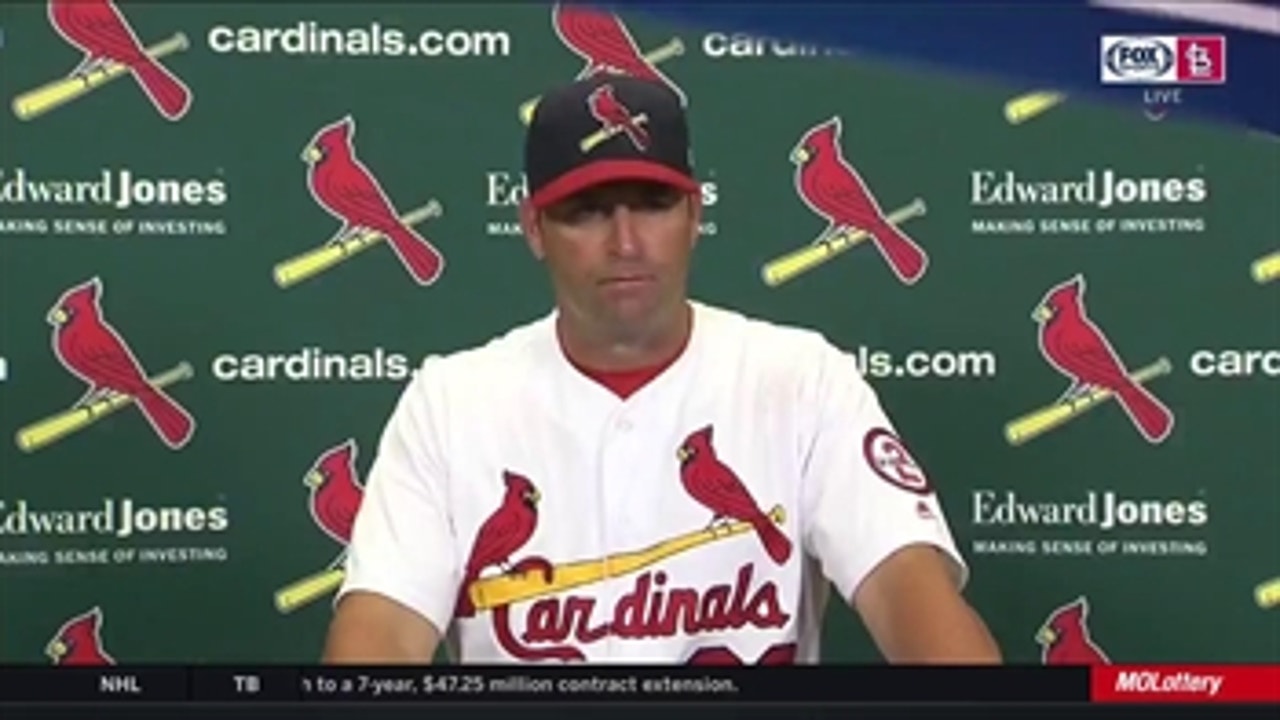 Matheny on Cardinals' loss to Braves: 'There wasn't a lack of life'