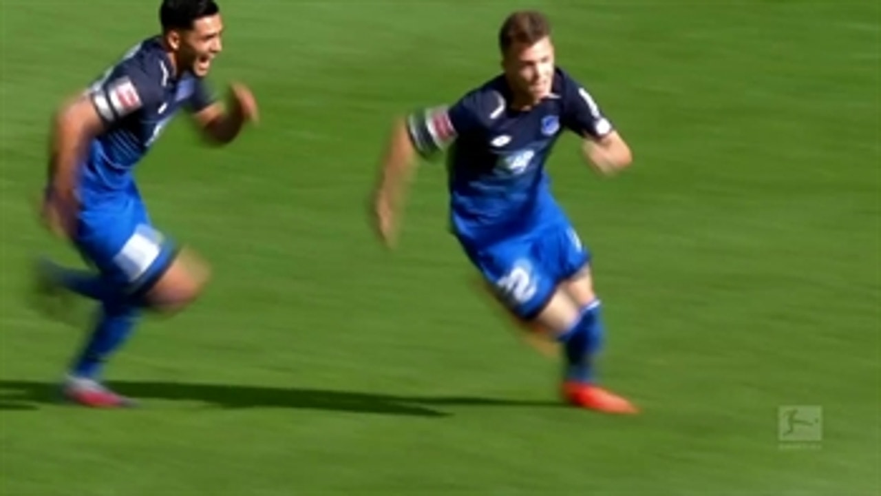 Dennis Geiger capitalizes for Hoffenheim | 2017-18 Bundesliga Highlights