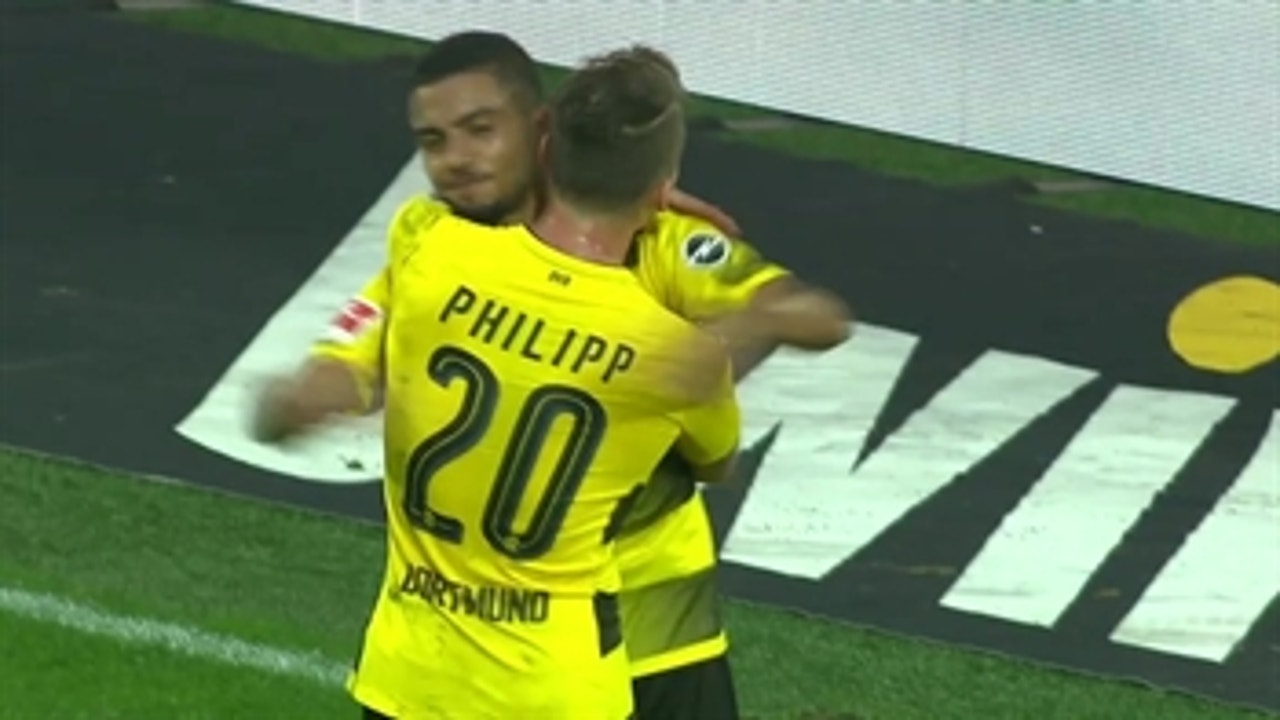 Maximilian Philipp nets brace for Dortmund ' 2017-18 Bundesliga Highlights